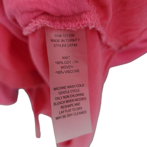 Soft Surroundings Pink Button Down Dress Tunic - Picture 8 of 9
